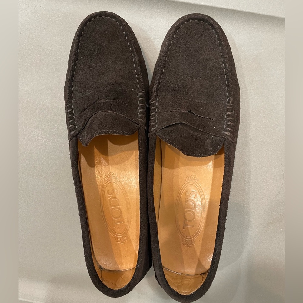 TOD’S Suede Loafers